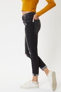 KanCan Cassidy Black High Rise Ankle Skinny Jeans