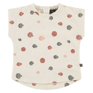Babyface Baby Girl Pattern Fishies Tee